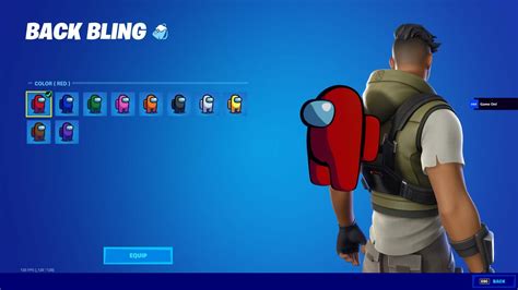 Fortnite X Among Us Crewmate Back Blings And Distraction Emote Leaked