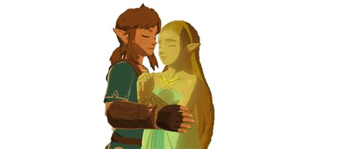 Link And Zelda Breath Of The Wild In Love Link And Zelda Fan Art