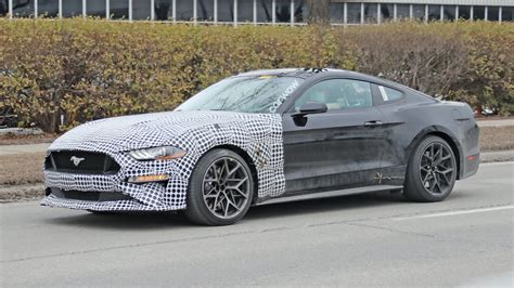 New 2023 Ford Mustang Spotted Could Have Hybrid V8 And 4wd Price Specs