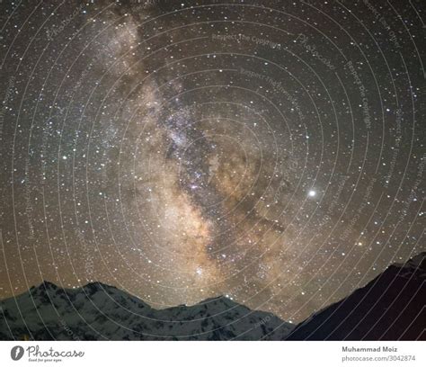 Milky Way Over Nanga Parbat A Royalty Free Stock Photo From Photocase