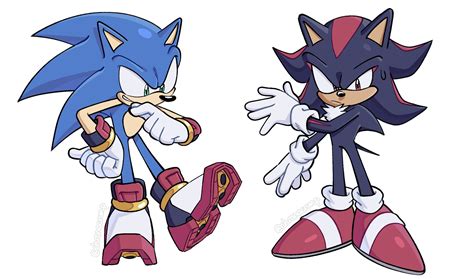 Sonic And Shadow Swap Shoes Sonic The Hedgehog Wallpaper 44475115