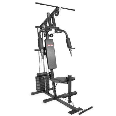 Xtremepowerus Multifunction Home Gym Fitness Station Workout Machine W