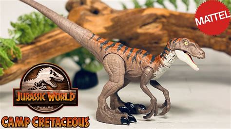 Mattel Camp Cretaceous Velociraptor Echo Review Jurassic World Primal Attack Savage Strike