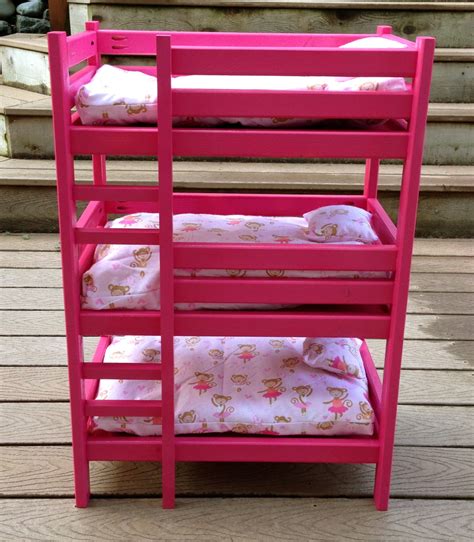 18 Doll Triple Bunk Bed Plans Pdf Woodworking