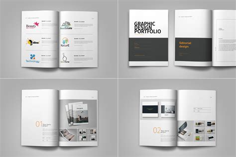 Magazine Graphic Designer Portfolio Portfolio Design Brochure Bank Home