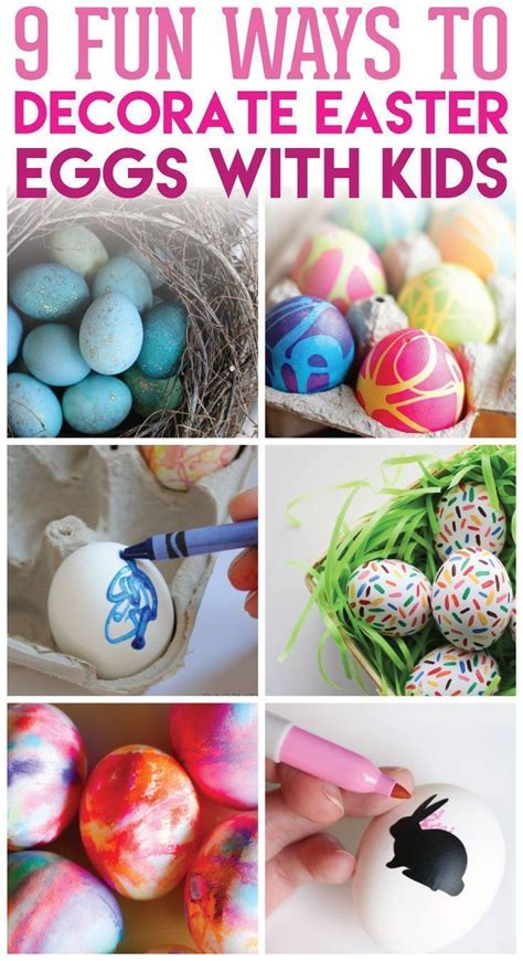 9 Fun And Easy Ways To Decorate Easter Eggs With Kids Easter Egg
