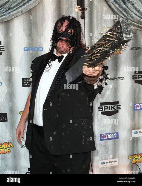 Abyss Spike Tvs Scream Awards 2011 Arrivals Los Angeles California
