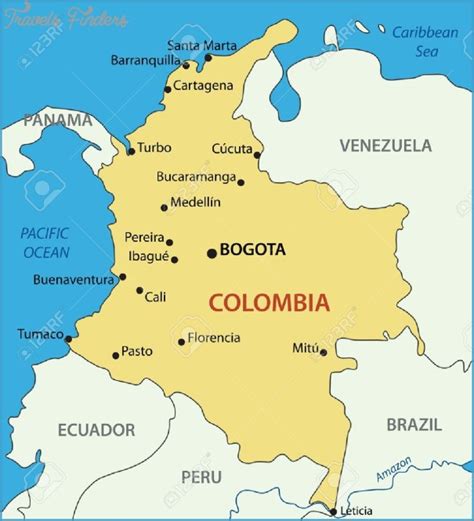 Colombia Location On World Map Map
