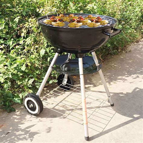 Foldable bbq charcoal grill portable barbecue camping picnic grill stove. 17" Backyard Charcoal Kettle BBQ grill - Cooking with Lillian