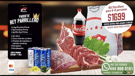 Paquetes De Carne Asada De Rey Parrillero San Luis Youtube