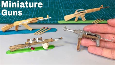 Miniature Guns Collection Amazing Realistic Diy Toy Guns Youtube
