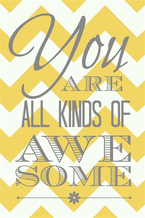 You Are All Kinds Of Awesome Printable Sand And Sisal