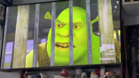 Shrek 4 2010 Movie Shrek Saw Gingy As The Gladiator Ninja Youtube