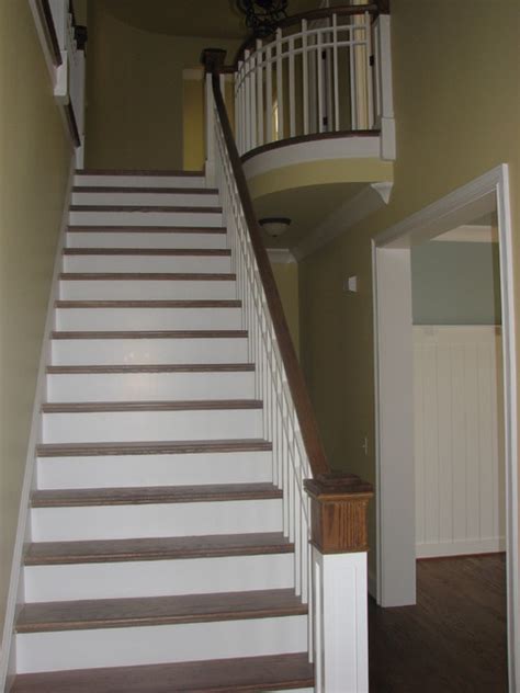 Craftsman Style Staircase Traditional Staircase Charlotte By