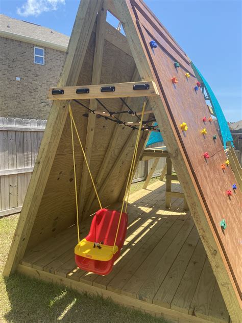 Rick Built A Playground For The Kids Backyard Future House Rockwall