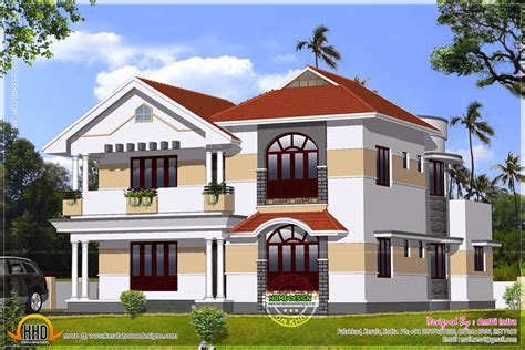 Kerala Style Double Floor House Plans And Elevations Floorplansclick