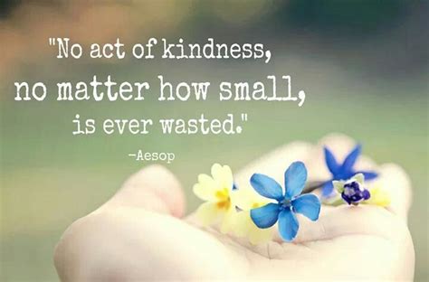 No Act Of Kindness No Matter What How Small Is Ever Wasted Amen