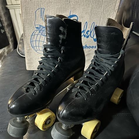 Riedel Other Vintage Riedell Roller Skates Black 7 With Box Poshmark