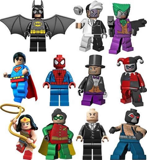 Lego Batman 11 Characters Decal Removable Wall Sticker
