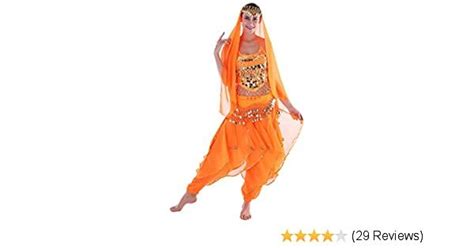 Shop Seawhisper 12 Colors Belly Dance India Arab Dance Halloween Carnival Costume Set Free