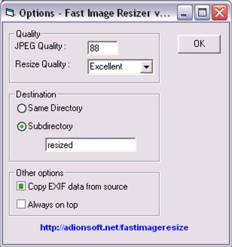 Download Fast Image Resizer 098 For Windows