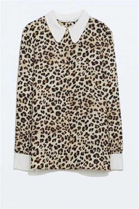 Zara Leopard Print Shirt Zara Spring Leopard Blouse Fashion