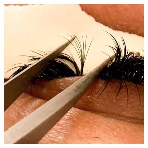 Awake and open up your eyes with our natural looking asian lash extensions. 7d Russian lash fan in 2020 | Russian eyelash extensions ...