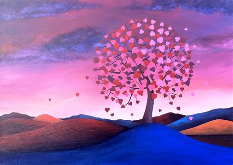 Heart Tree Painting At Explore Collection Of Heart