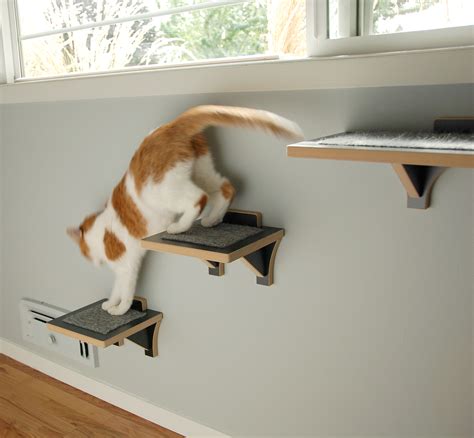 hawthorne cat climbing shelf cat stairs for wall sqaure cat habitat
