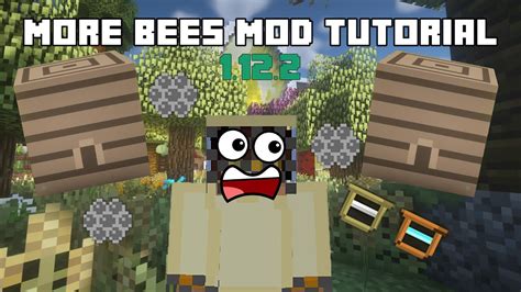 Minecraft More Bees Mod Full Tutorial 1122 Youtube