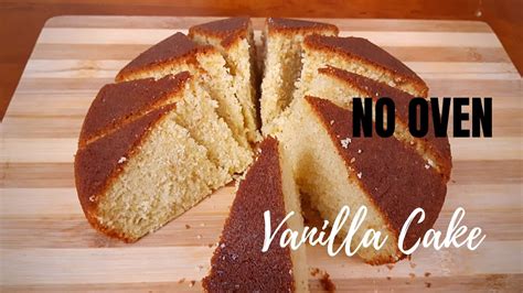 How To Bake A Cake With No Oven Vanilla Cake Recipe Without Oven