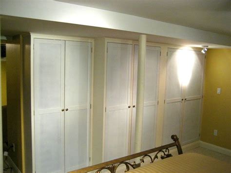 They take the place of rolling basement storage racks and give a much cleaner finish. Closet storage in basement. | Basement storage, Closet ...