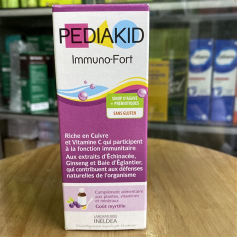 Vitamin Tăng Cường Sức đề Kháng Pediakid Immuno Fort 125ml Shopee