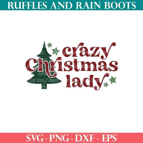 Crazy Christmas Lady Svg For Cricut And Silhouette In 2022 Holiday