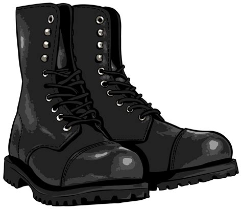 Black Boots Png Png Image Collection