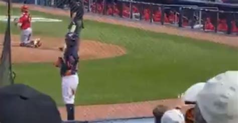 Fan Gets Altuve To Stare Him Down By Yelling For Him To Give Mvp Back
