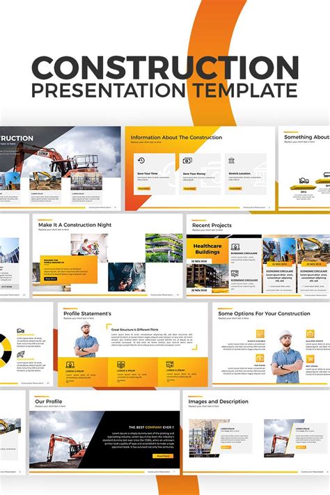 Construction Powerpoint Template Powerpoint Templates Templates