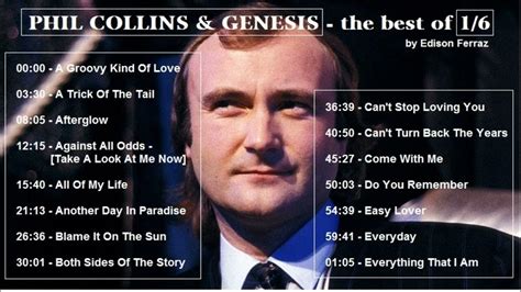 Phil Collins And Genesis The Best Of 16 T R I B U T E Youtube