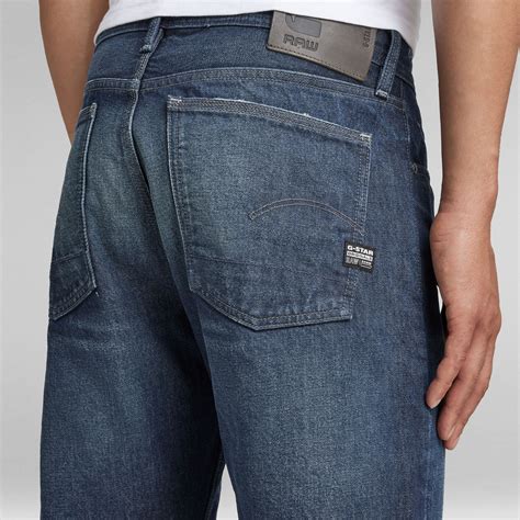Type 49 Relaxed Straight Jeans Dark Blue G Star Raw