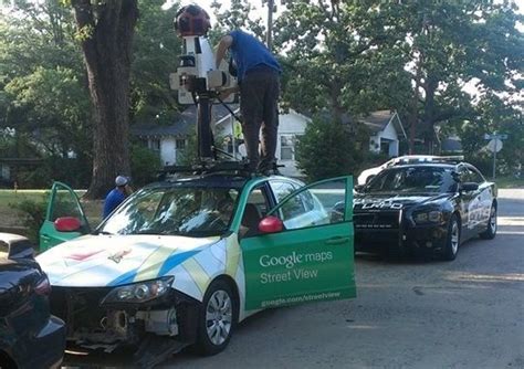 The article mentions that it was originally thought that better cameras/sensors and computers would lead to a better solution. Google Street View car crashes in LR