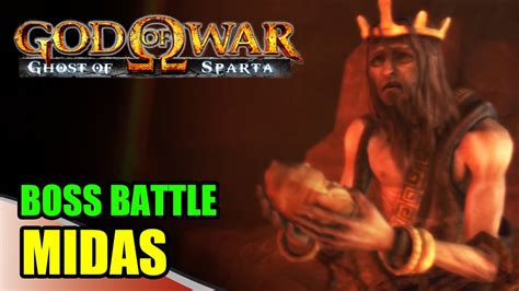 God Of War Ghost Of Sparta Boss Battle Kratos Vs King Midas Youtube