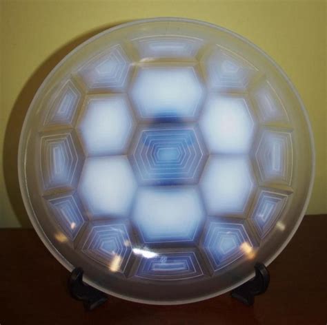 Opalescent Art Deco Etling Bowl From France French Glass