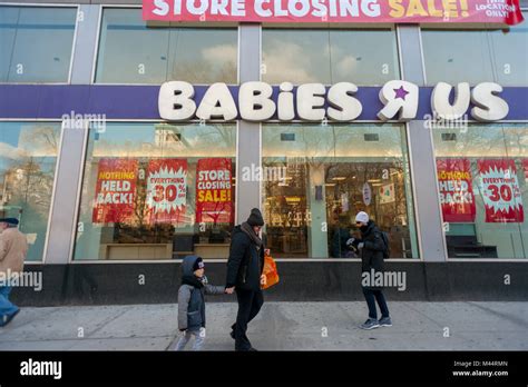Signs On A Soon To Be Closed Babies R Us Store In The Union Square