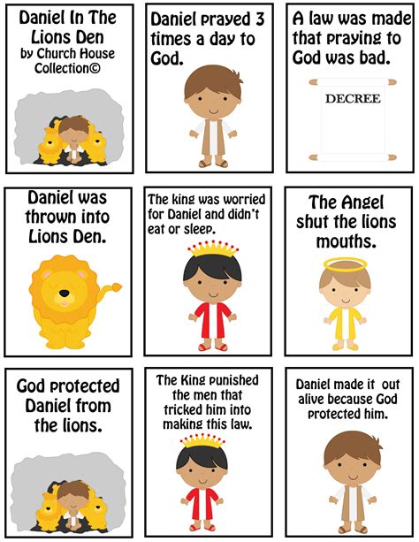 Church House Collection Blog: Daniel In The Lions Den Mini Booklet