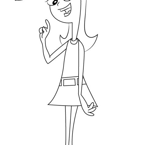 Phineas And Ferb Coloring Pages Isabella Garcia Shapiro Free