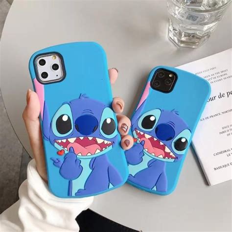 3d Cartoon Iphone 11 Pro Stitch Case For Iphone 7 8 6 Plus Xs 11 Pro