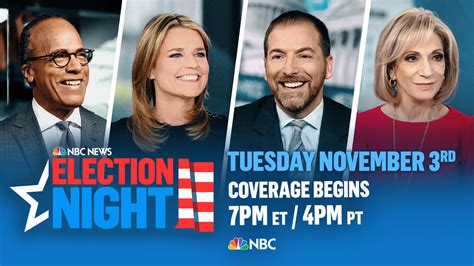 Oct 28 2020 Nbc News Press Release On Election Night Coverage