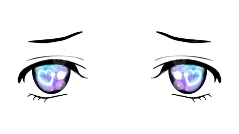 Character Eyes Png Picture Eyes Anime Manga Style Glowing Pink Eyes