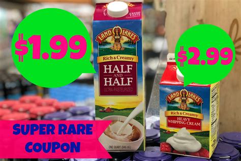 Choose from contactless same day delivery, drive up and more. *RARE Coupon* Land O Lakes Half & Half ONLY $1.99 with ...
