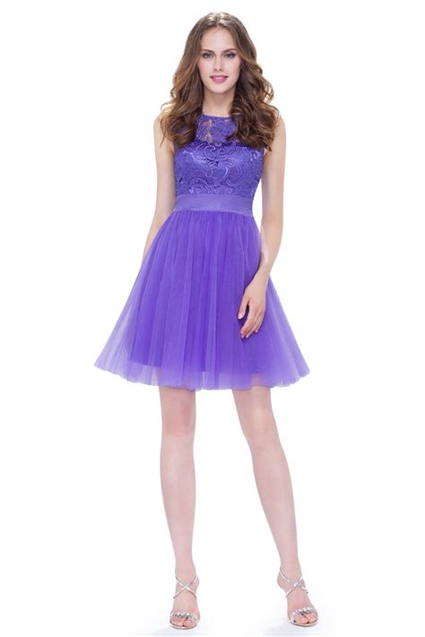 Purple Lace Chiffon Party Dress Shop Womens Chiffon Dress Online